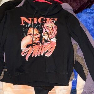 Black Graphic Nicki Minaj Hoodie